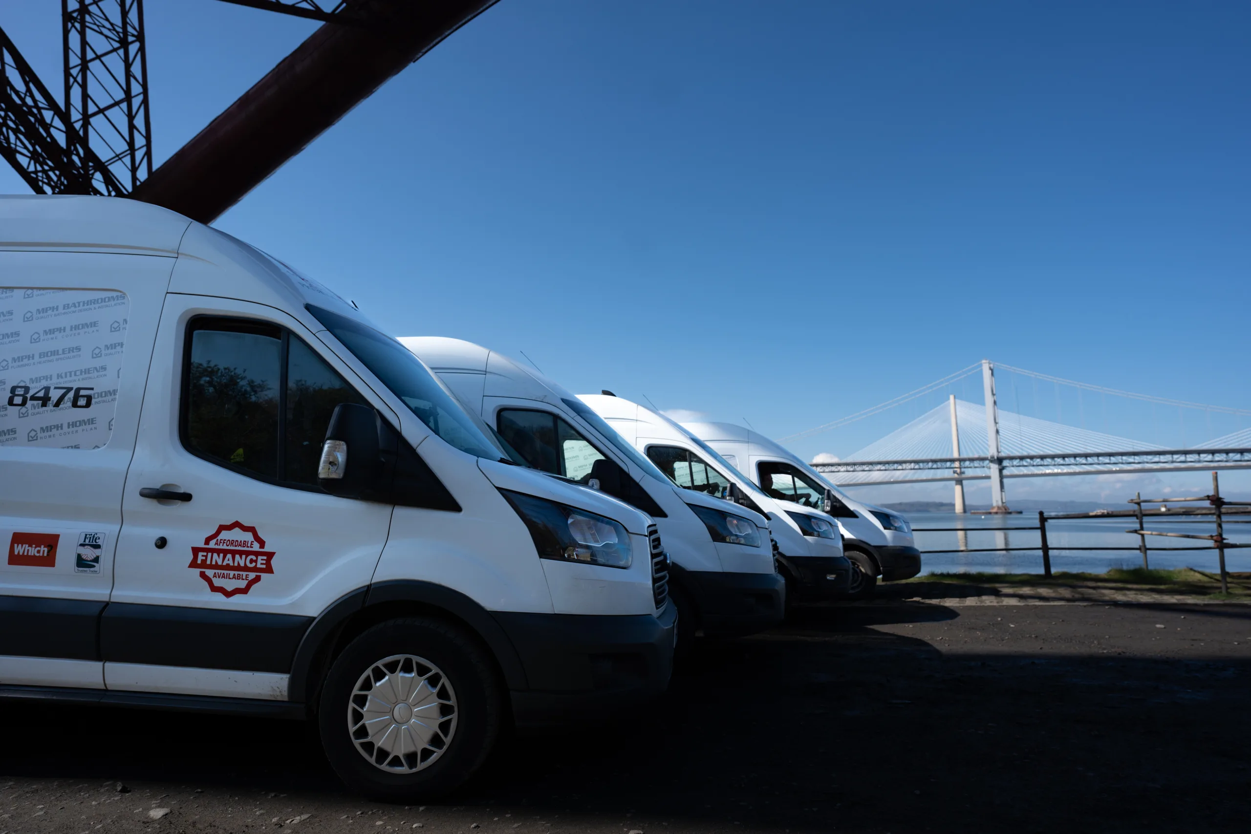 local boiler installers. Sitting at forth road bridge.