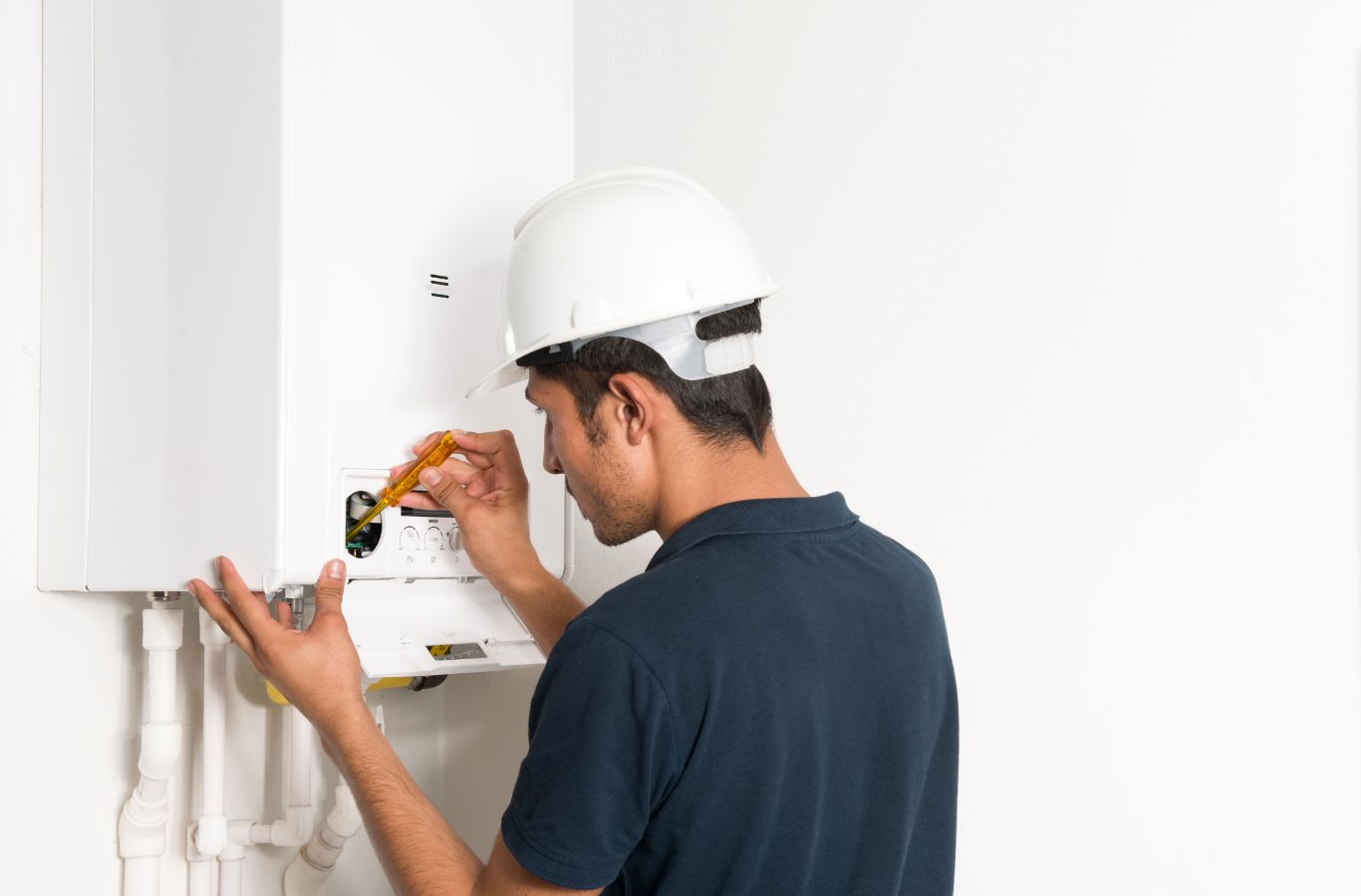 A professional team from MPH Boilers showcasing energy-efficient boiler installation services in Glasgow.
