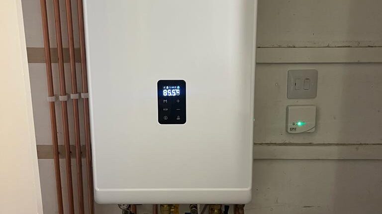 Navien boiler installed in Anstruther