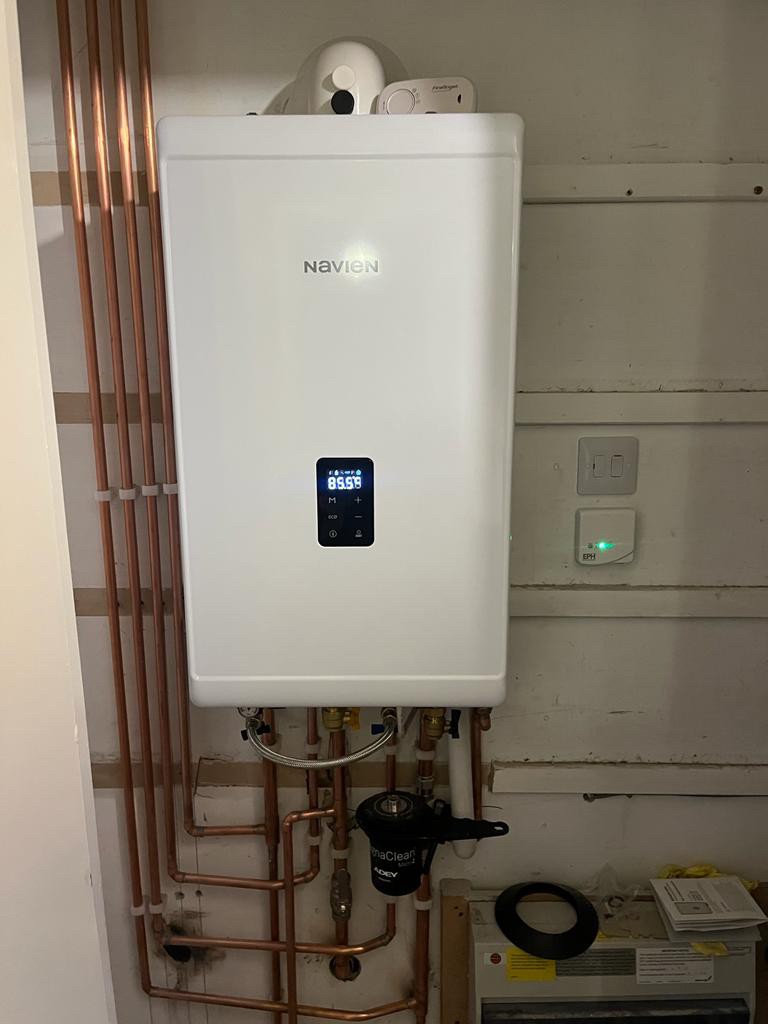 Navien boiler installed in Anstruther