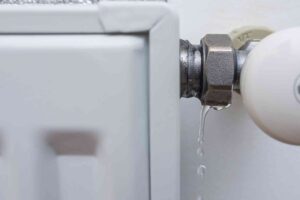 Leaking radiator