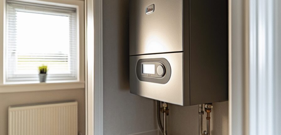 Combi boiler installation in a Dunfermline home by MPH Boilers