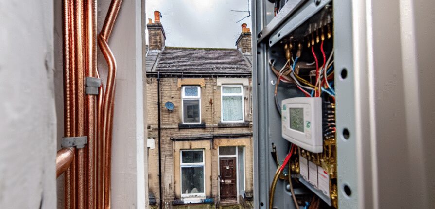 Boiler installation in a Methil terraced home