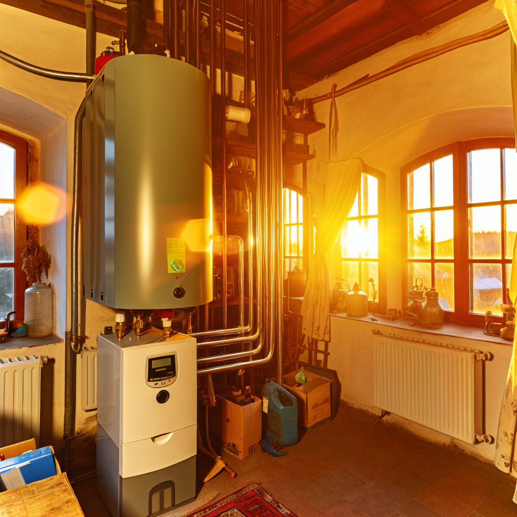 Professional heating system installation in Wellwood home